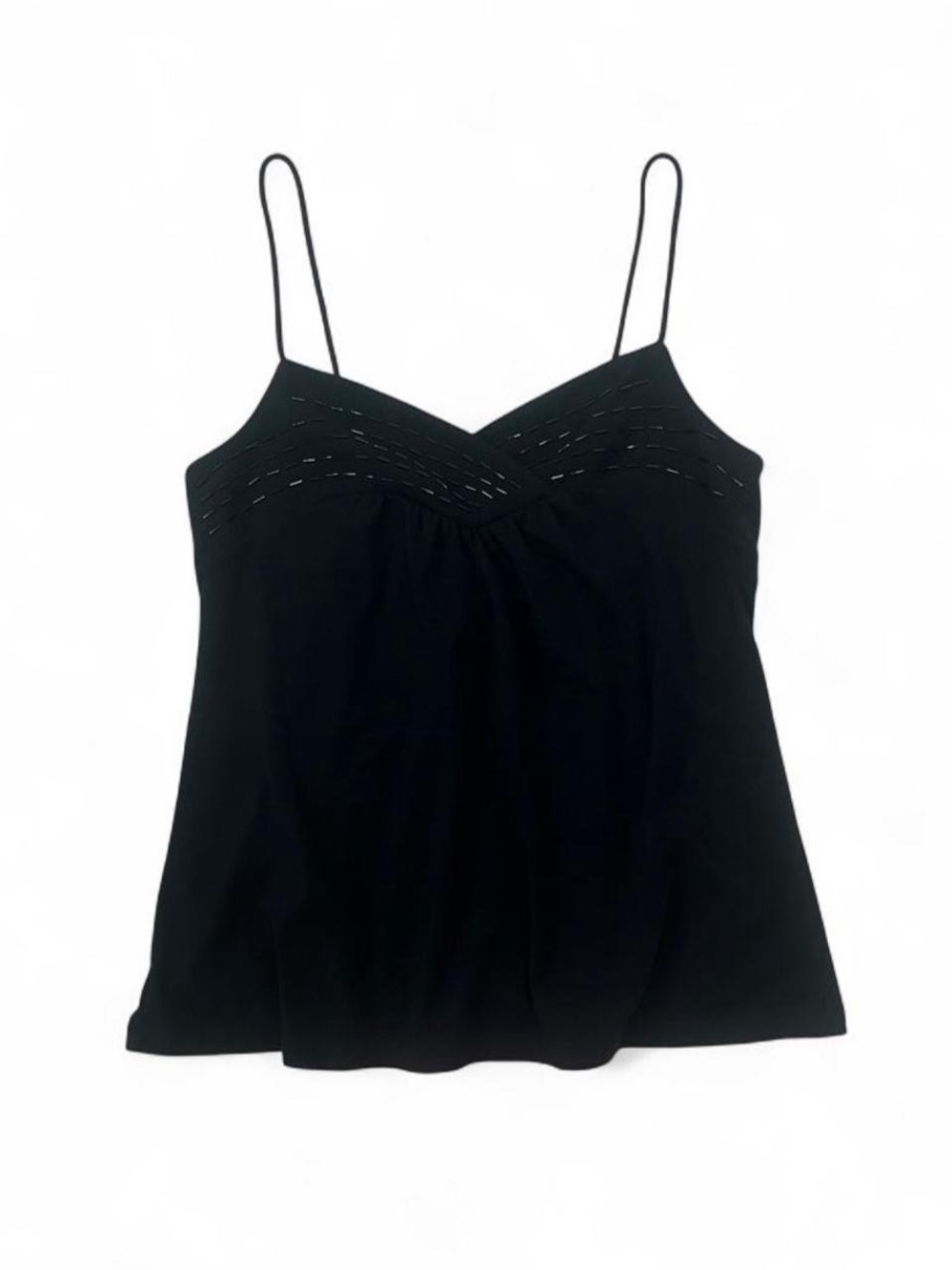Old Navy Black Spaghetti Strap Camisole with Beads
